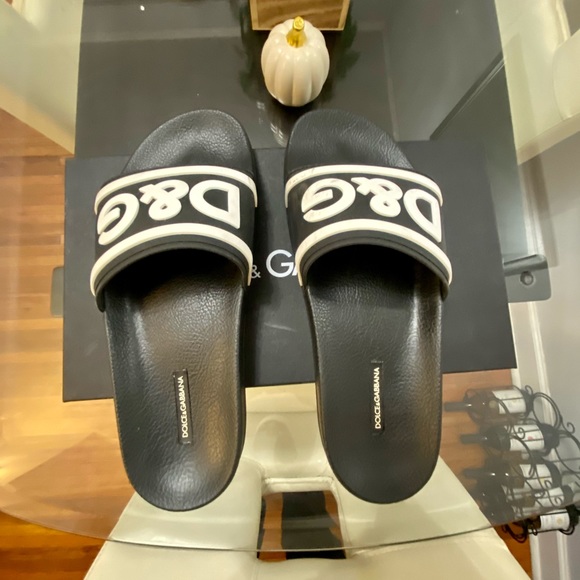 Men’s DOLCE & GABBANA SLIDES, size 10 - Picture 2 of 6